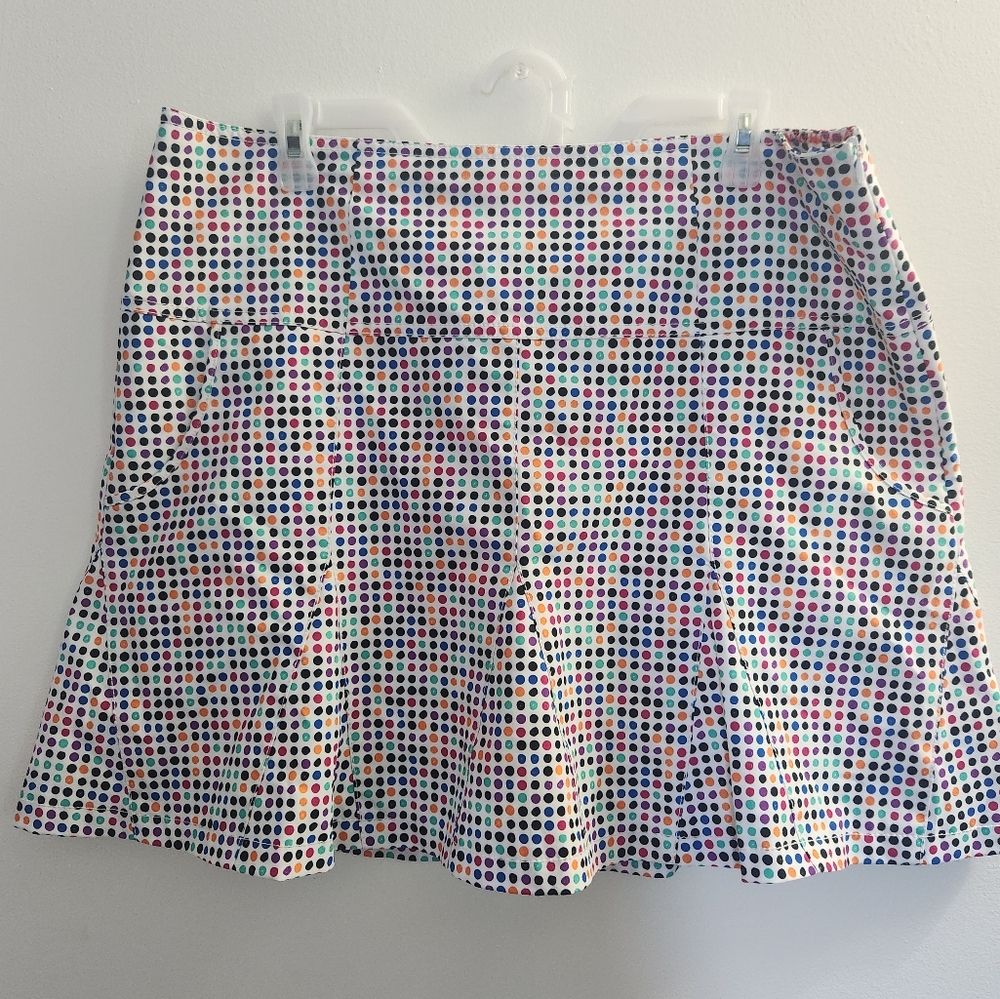 Cutter and Buck Drytec Polka Dot Skirt Skort Golf 14 Cutter&Buck